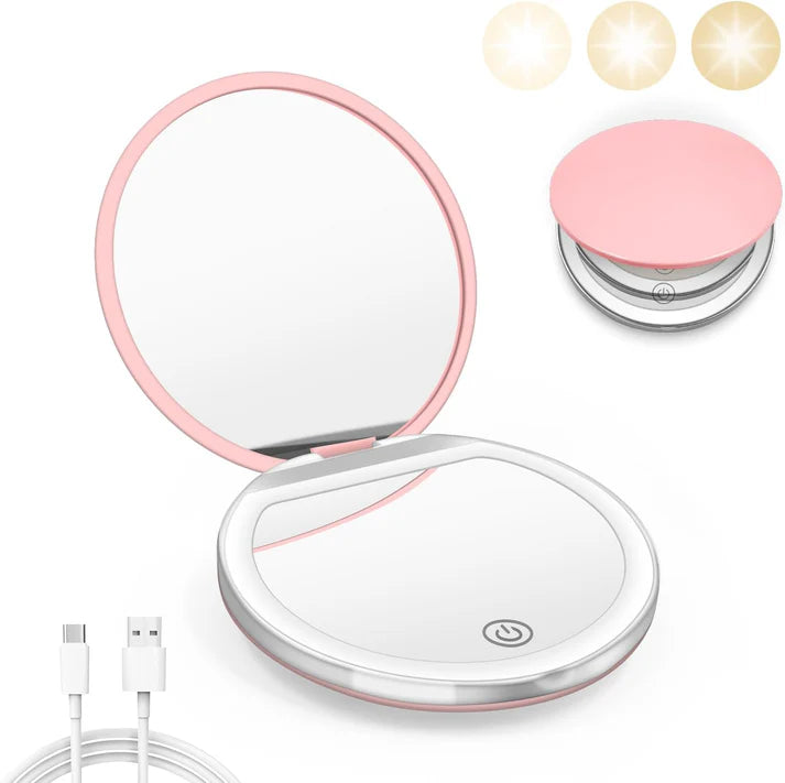LED Compact Pocket Mirror